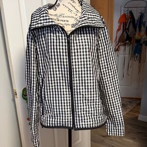 Ralph Lauren Black and White Checkered Jacket